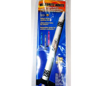 Estes Meteorite White Crayon Rocket RTF D-ES1109